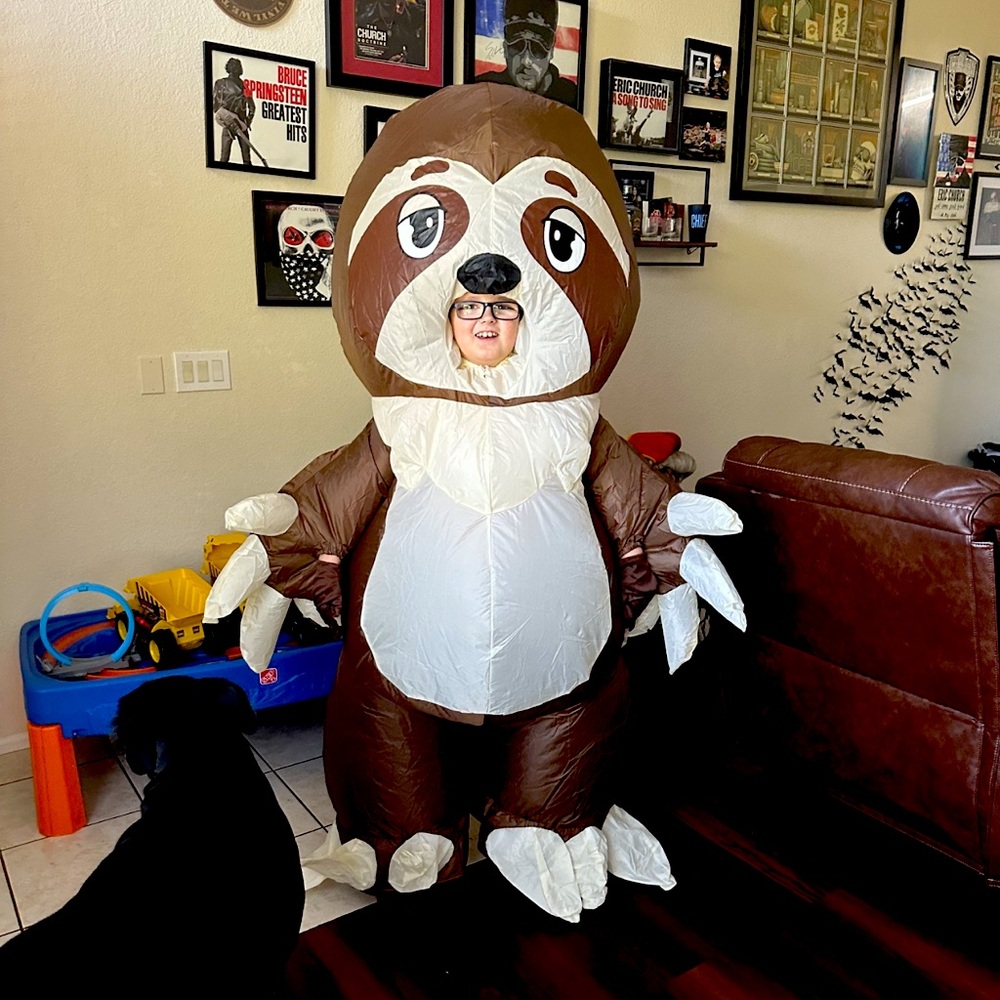 Inflatable Sloth Costume